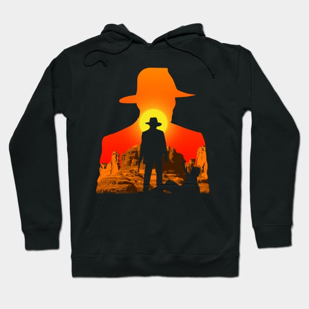 Dark cowboy Hoodie by Bomdesignz